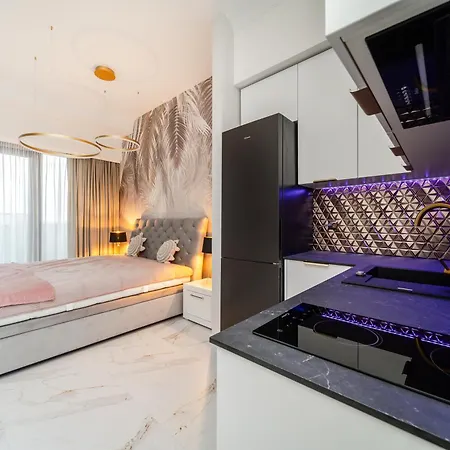 아파트 Ans Hanza Tower No 524 - Swimming Pool, Sauna, Jacuzzi, Viewing Terrace 슈체친