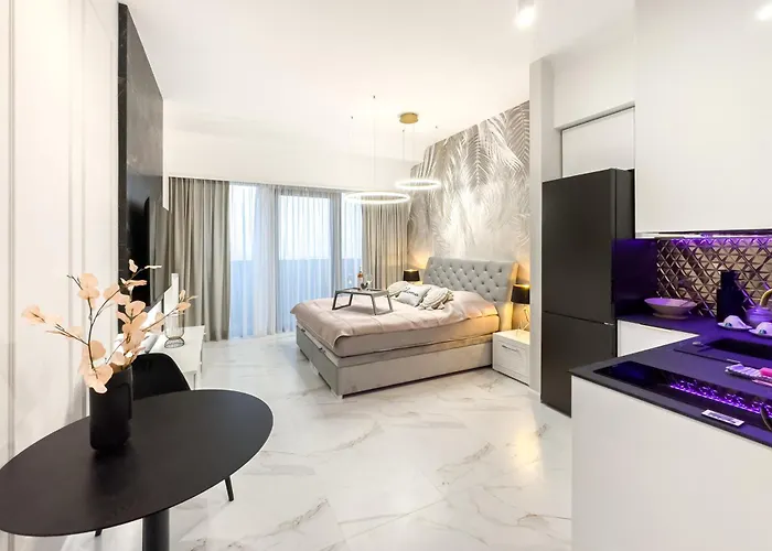 Lejlighed Ans Hanza Tower No 524 - Swimming Pool, Sauna, Jacuzzi, Viewing Terrace Stettin