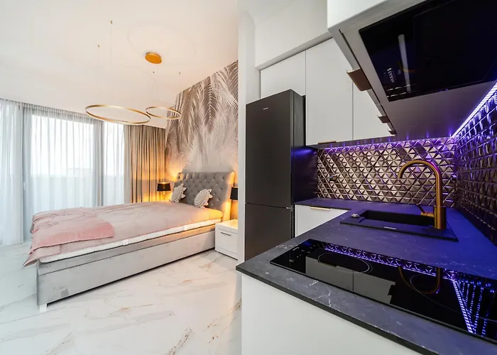 Lejlighed Ans Hanza Tower No 524 - Swimming Pool, Sauna, Jacuzzi, Viewing Terrace Stettin