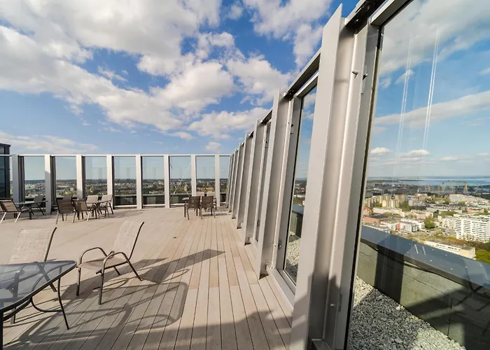 Ans Hanza Tower No 524 - Swimming Pool, Sauna, Jacuzzi, Viewing Terrace Lejlighed